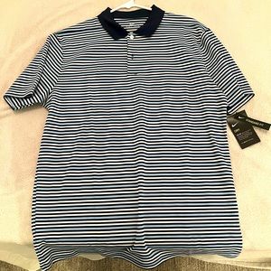 Brand new Nike golf polo size medium. White, black and blue.